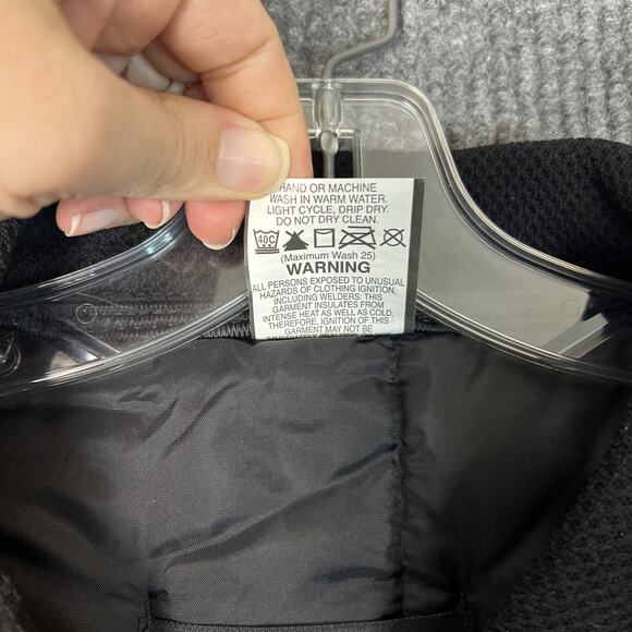 Refrigiwear Mens Full Zip Nylon Vest Sz 4XL Black Puffer Extreme Cold Work Wear - Picture 7 of 10